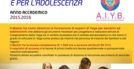 Master I° livello in "Esperto in Yoga dall'infanzia all'adolescenza"